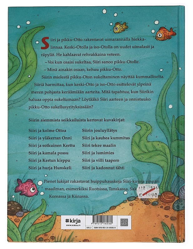 Siiri löytää simpukan - Nopola, Tiina - Lastenkirjat - 10105463636 - 1