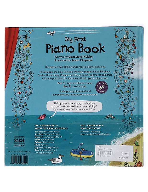 My First Piano Book - Genevieve Helsby & Jason Chapman - Lastenkirjat - 10105463650 - 1