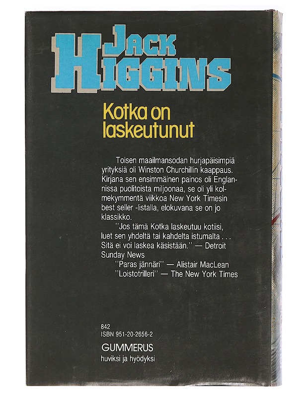 Kotka on laskeutunut - Higgins, Jack - Jännitys ja dekkarit - 10105463652 - 1