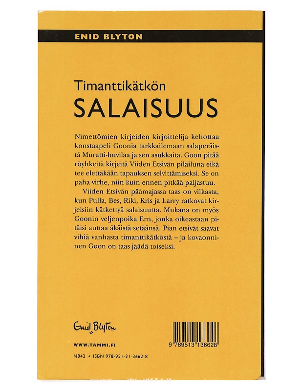 Timanttikätkön salaisuus - Enid Blyton - Nuorten kirjat - 10105463660 - 1