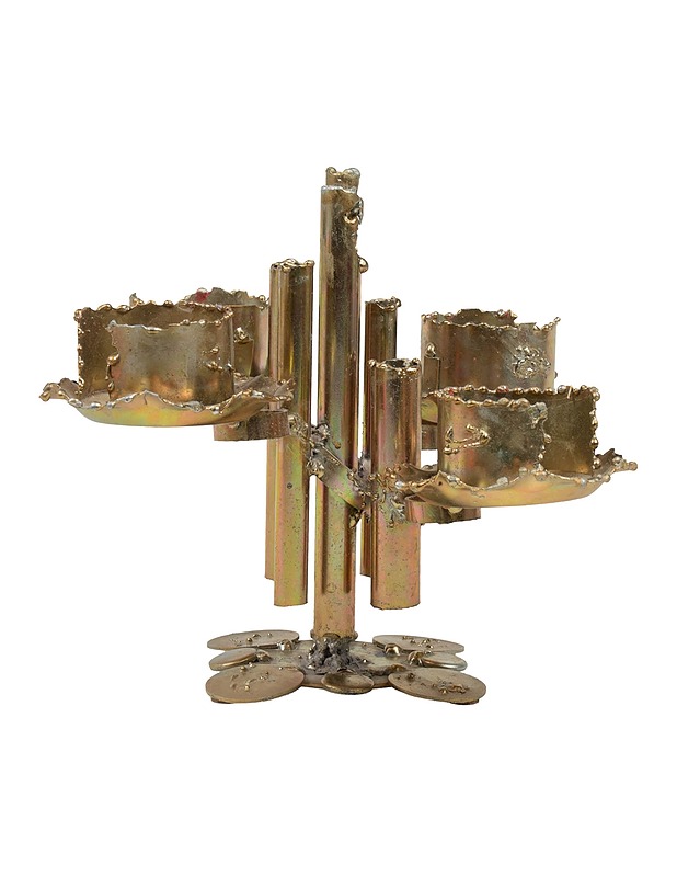 Messinkinen kynttilänjalka - Kynttilänjalat - 10105463674 - 1