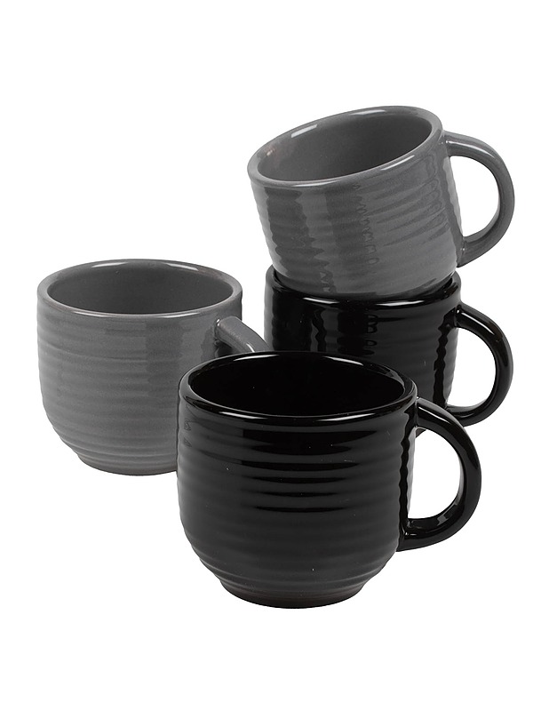 Keraaminen aamiaissetti, 8 osaa - Lautaset ja kulhot - 10105463738 - 1