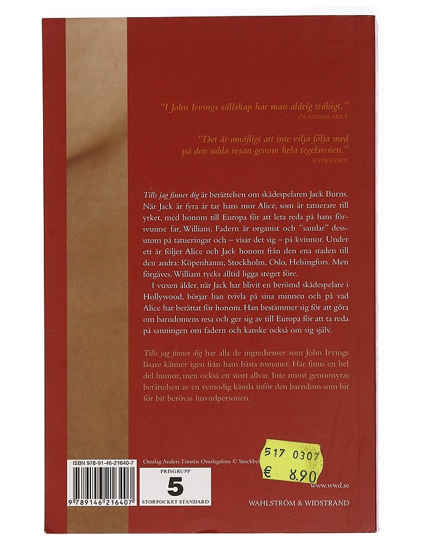 Tills jag finner dig - John Irving - Romaanit ja novellit - 10105463761 - 1