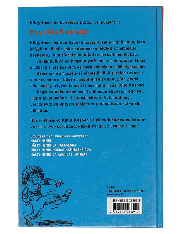 Häijy-Henri pistää hösseliksi - Simon, Francesca - Lastenkirjat - 10105463768 - 1