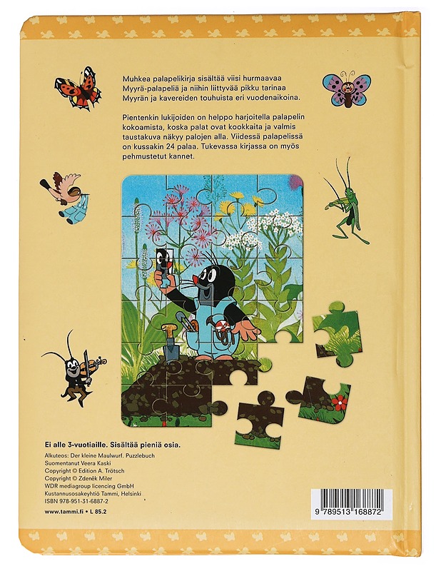Myyrän suuri palapelikirja - Miler, Zden?k - Lastenkirjat - 10105463778 - 1