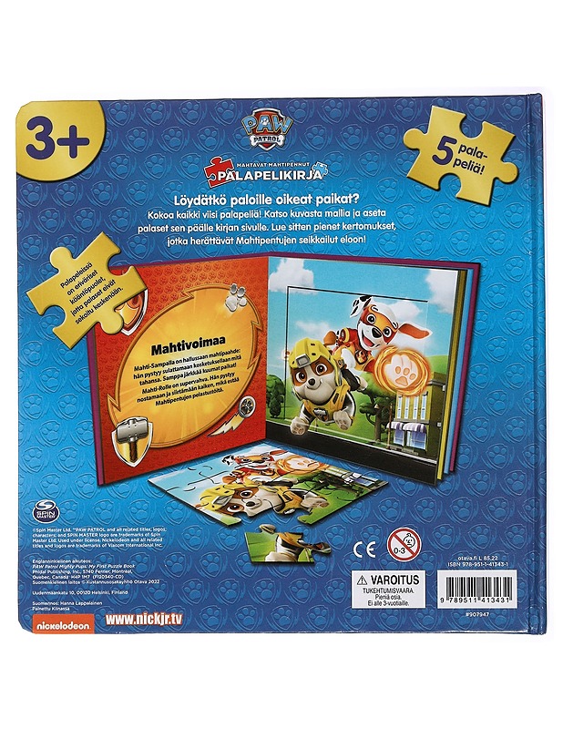 Ryhmä Hau : Mahtavat Mahtipennut palapelikirja - Lappalainen, Hanna - Lastenkirjat - 10105463787 - 1