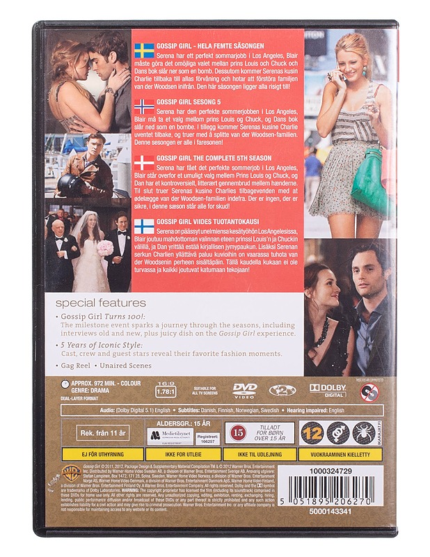 Gossip Girl: The Complete Fifth Season - DVD - DVD-elokuvat - 10105463832 - 1