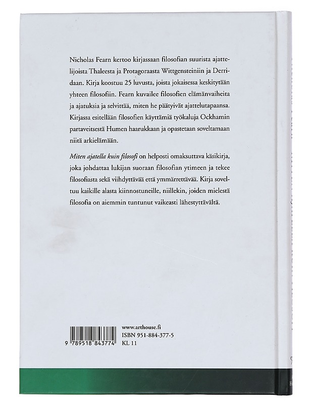 Miten ajatella kuin filosofi - Fearn, Nicholas - Tietokirjat ja oppaat - 10105463837 - 1