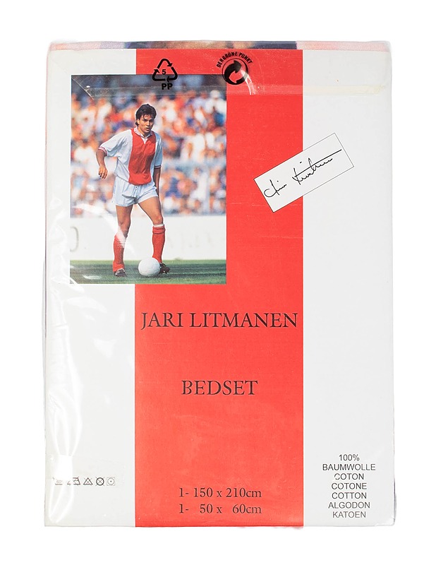 Jari Litmanen vuodevaatesetti, 150x210 cm - Liinavaatteet - 10105463844 - 0