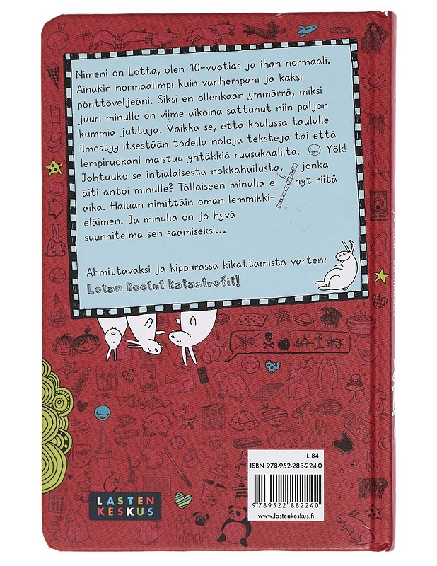 Lotta Levoton ja suuri kanikaaos - Pantermüller, Alice - Lastenkirjat - 10105463847 - 1