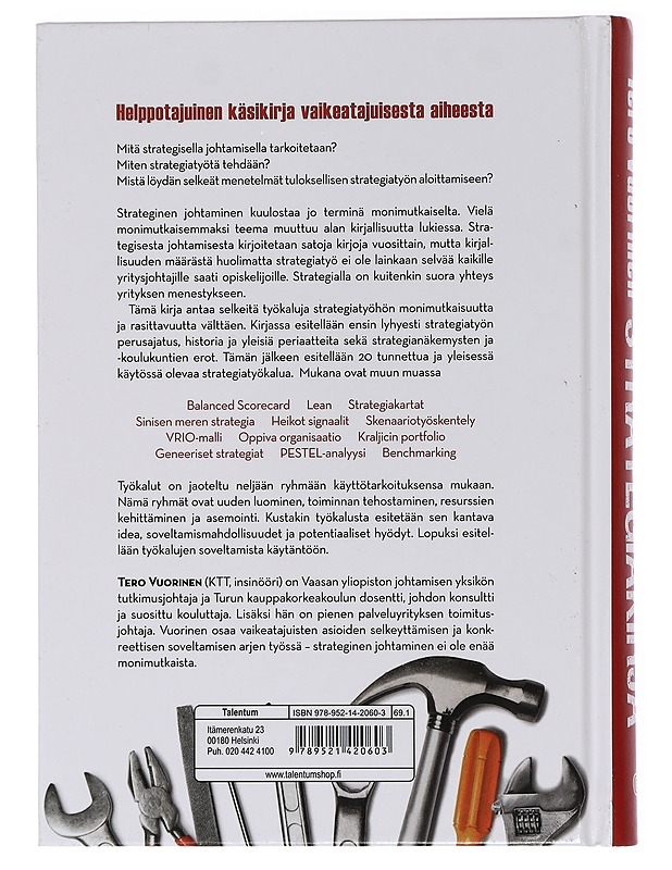 Strategiakirja : 20 työkalua - Tero Vuorinen - Tietokirjat ja oppaat - 10105463866 - 1