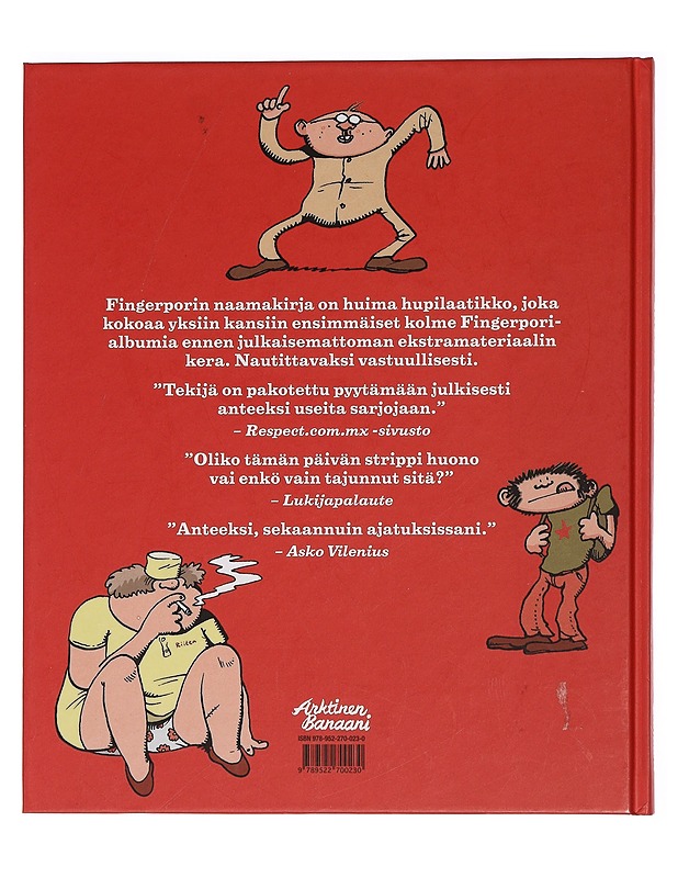 Fingerporin naamakirja - Pertti Jarla - Sarjakuvat - 10105463896 - 1
