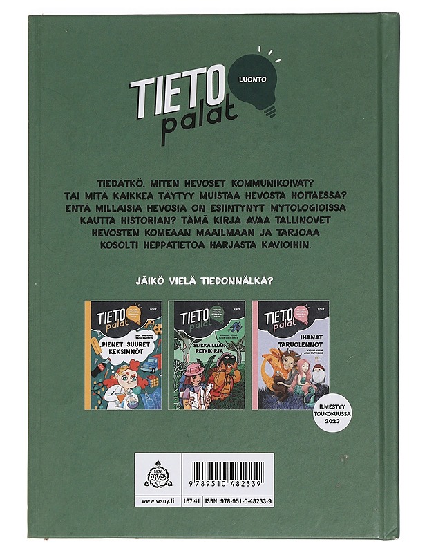 Uljas hevonen - Riikonen, Marika - Lastenkirjat - 10105463919 - 1