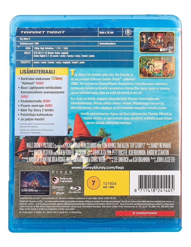 Toy Story 2 - Blu-ray - Blu-ray-levyt - 10105463967 - 1