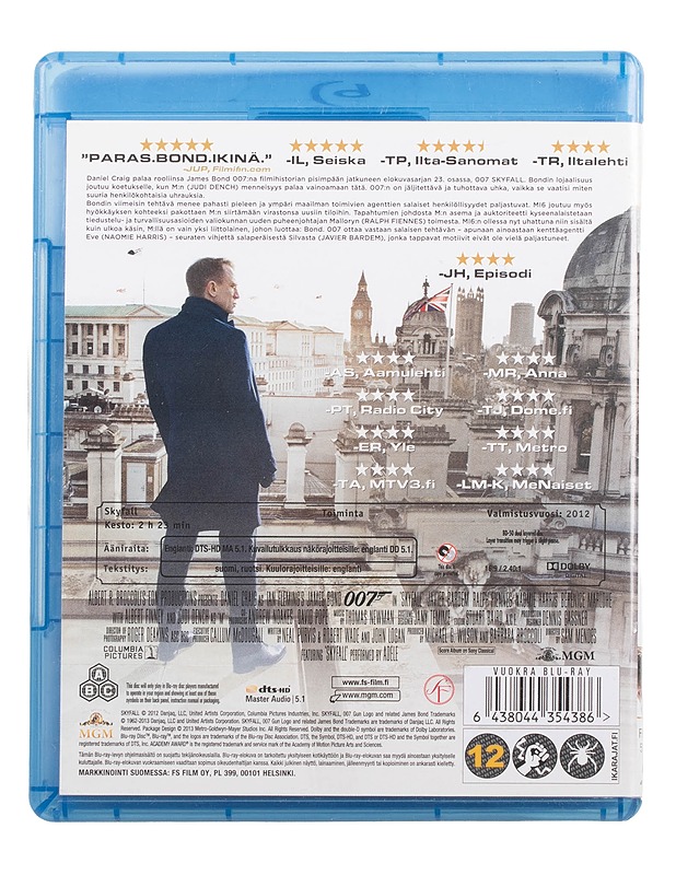 007 Skyfall - Blu-ray - Blu-ray-levyt - 10105463993 - 1