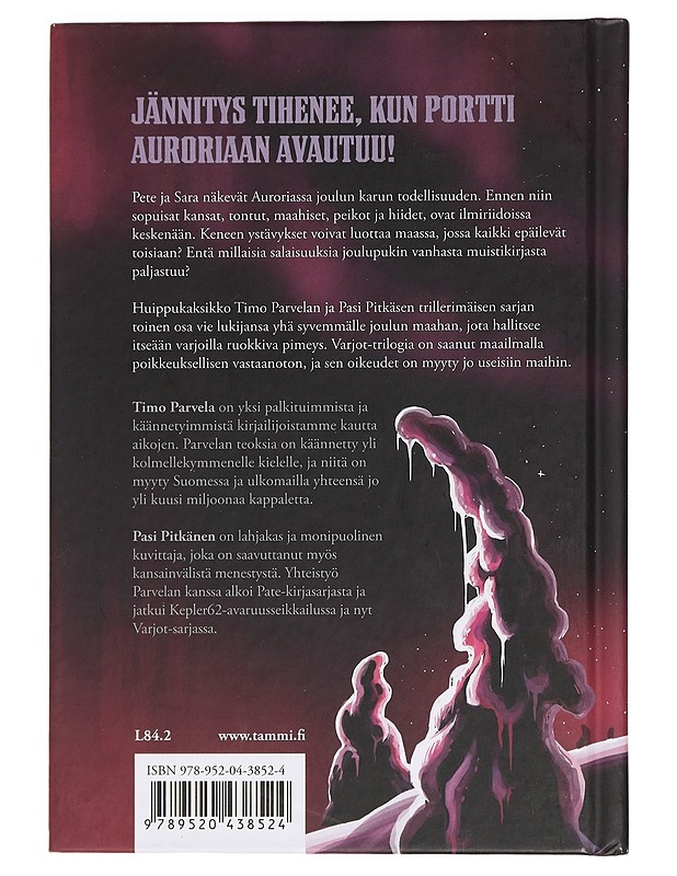 Varjot. 2, Auroria - Parvela, Timo - Joulukirjat - 10105464007 - 1