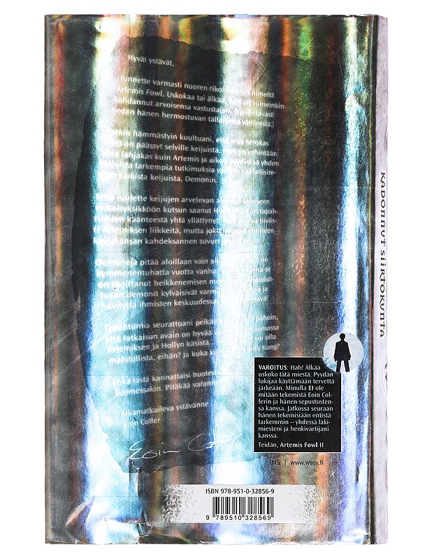 Artemis Fowl : kadonnut siirtokunta - Colfer, Eoin - Fantasia- ja scifi - 10105464014 - 1