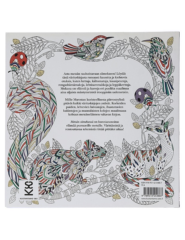 Metsän siimeksessä : Värityskirjaseikkailu - Marotta, Millie - Harrastekirjat - 10105464057 - 1