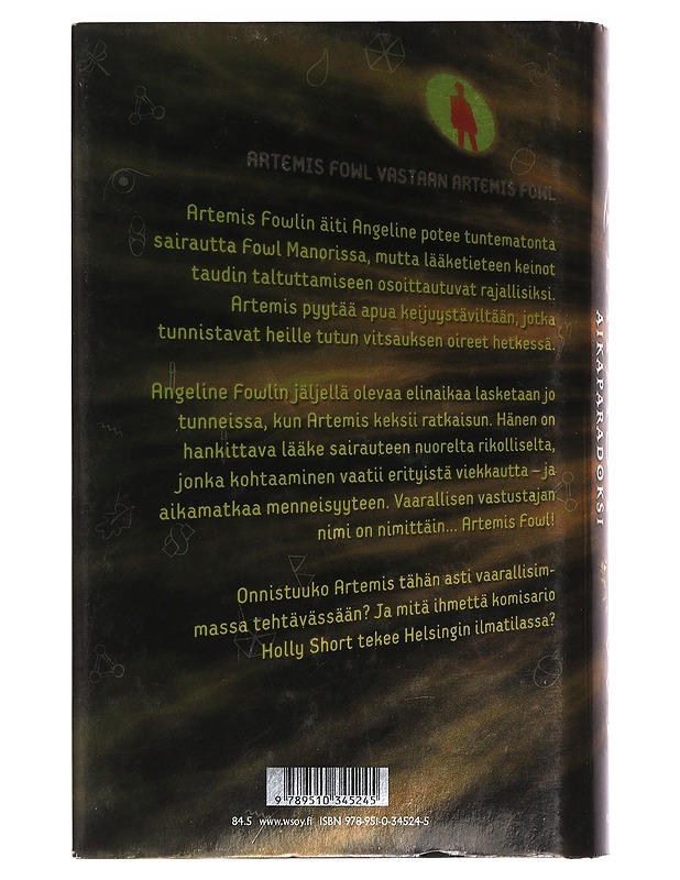 Artemis Fowl : aikaparadoksi - Colfer, Eoin - Fantasia- ja scifi - 10105464069 - 1