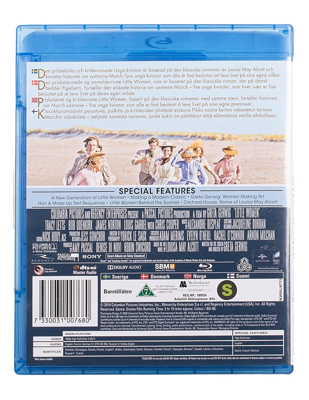 Little Women - Blu-ray - Blu-ray-levyt - 10105464076 - 1