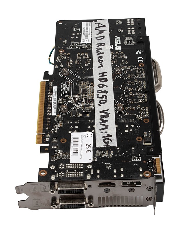 ASUS HD 6850 DirectCU 1 GB - näytönohjain - Tietokoneet - 10105464096 - 1