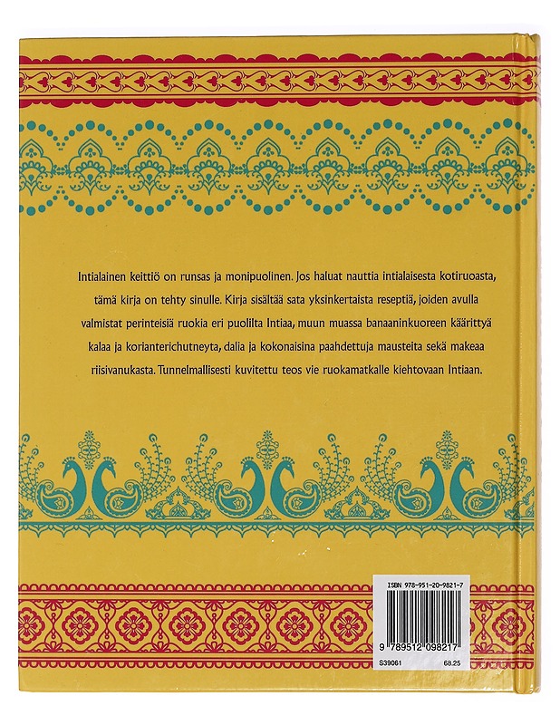 Intian keittiö : aitoa kotiruokaa eri puolilta Intiaa - Vijayakar, Sunil - Ruokakirjat - 10105464098 - 1