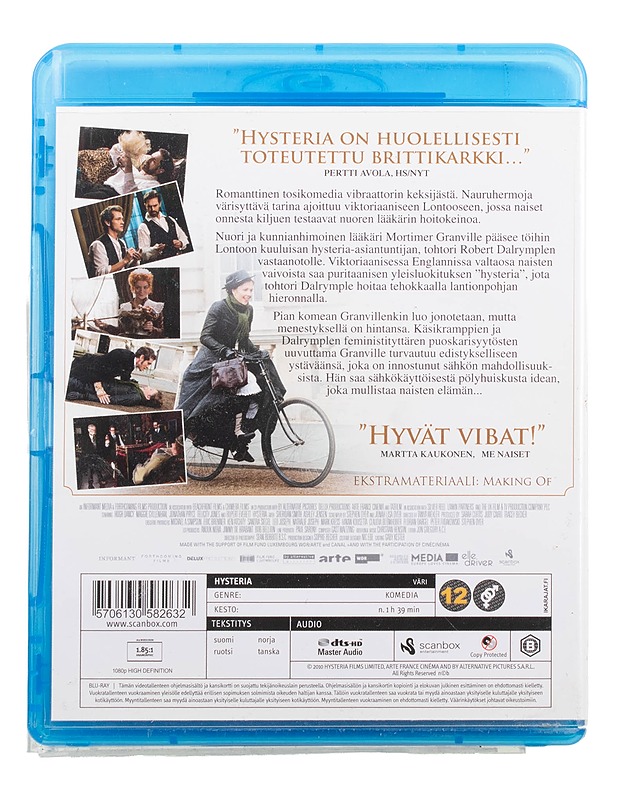 Hysteria - Blu-ray - Blu-ray-levyt - 10105464100 - 1