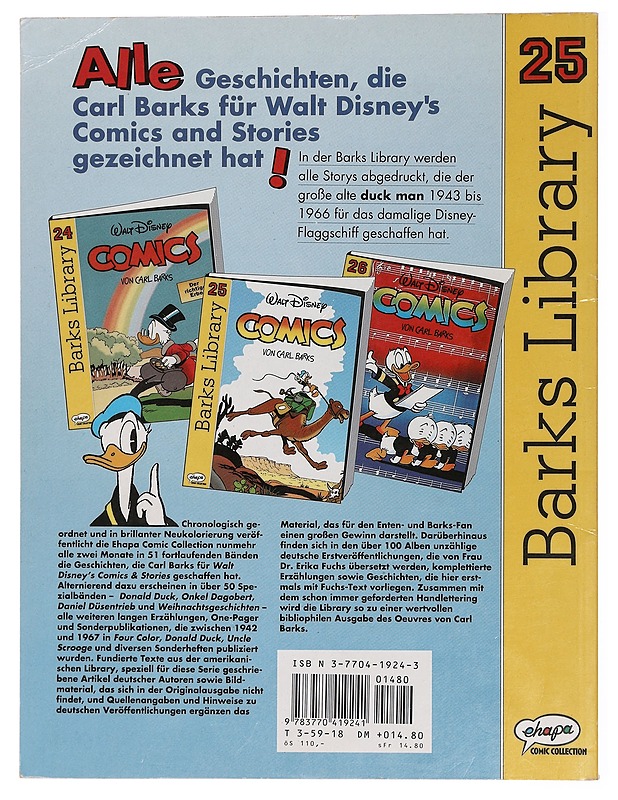 Comics 25 - Carl Barks - Sarjakuvat - 10105464115 - 1