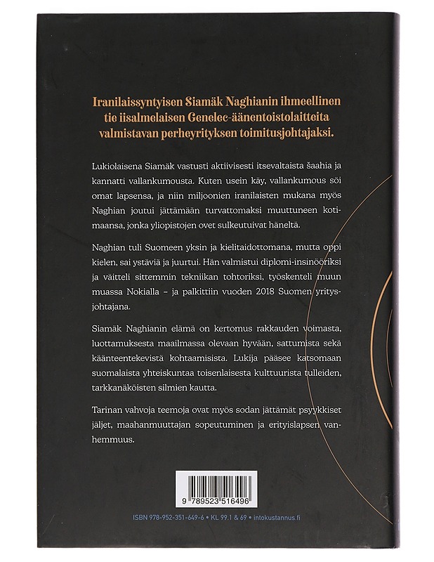 Siamäk Naghianin uskomaton elämä : tuulen kieltä etsimässä - Kettunen, Minna - Elämäkerrat ja muistelmat - 10105464121 - 1