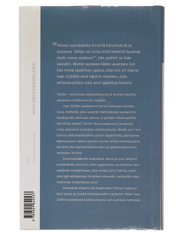 Ivan Iljitsin kuolema - Tolstoi, Leo - Romaanit ja novellit - 10105464141 - 1