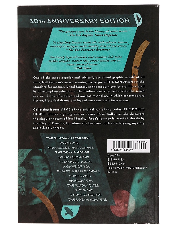 The Sandman Vol. 2: The Doll's House 30th Anniversary Edition - Gaiman, Neil - Sarjakuvat - 10105464154 - 1