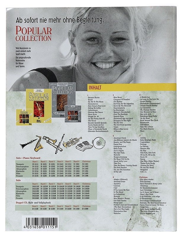 FLUTE + Piano / Keyboard - Popular collection - Musiikki- ja elokuvakirjat - 10105464163 - 1