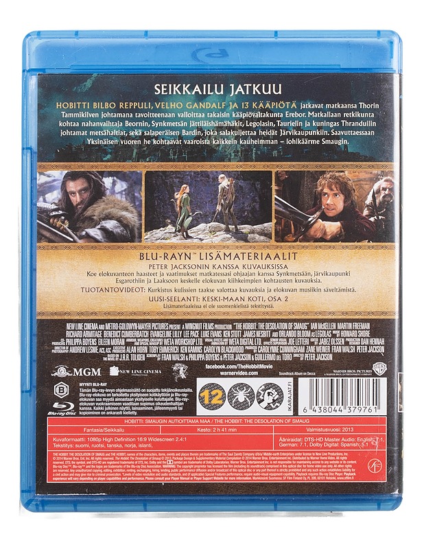 Hobitti: Smaugin autioittama maa - Blu-ray - Blu-ray-levyt - 10105464166 - 1
