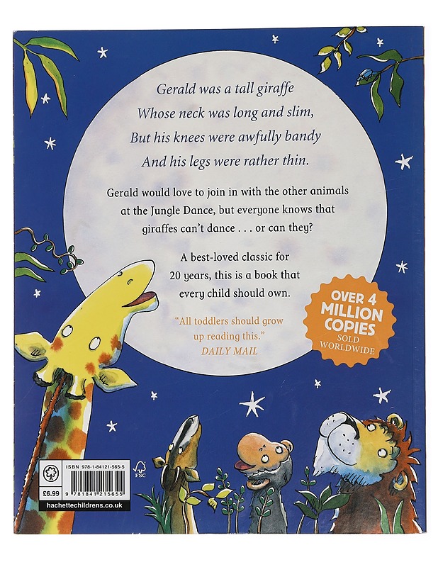 Giraffes can't dance - Andreae, Giles - Lastenkirjat - 10105464179 - 1