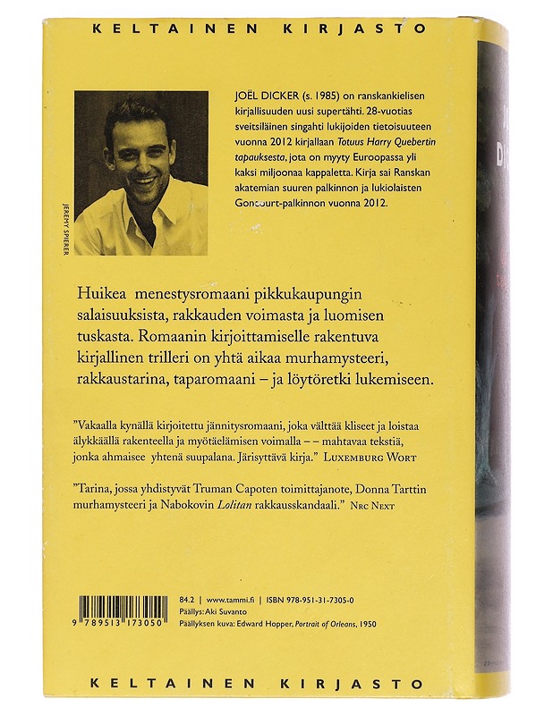 Totuus Harry Quebertin tapauksesta - Dicker, Joël - Kaunokirjallisuus - 10105464184 - 1