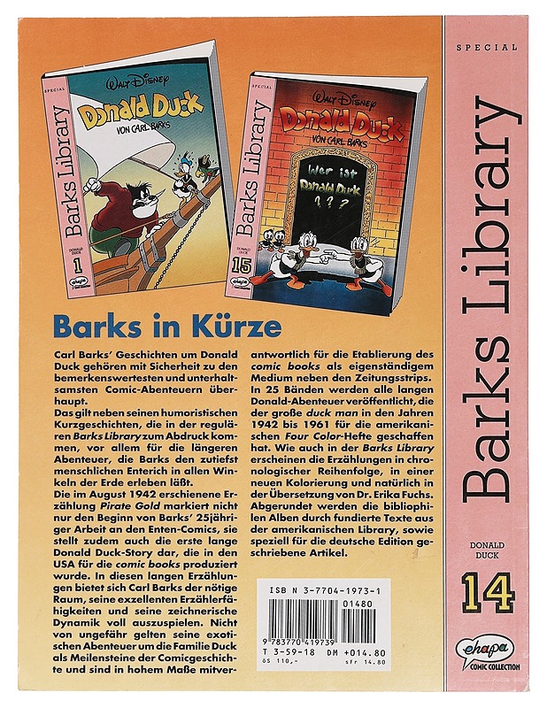 Donald Duck 14 - Carl Barks - Sarjakuvat - 10105464211 - 1