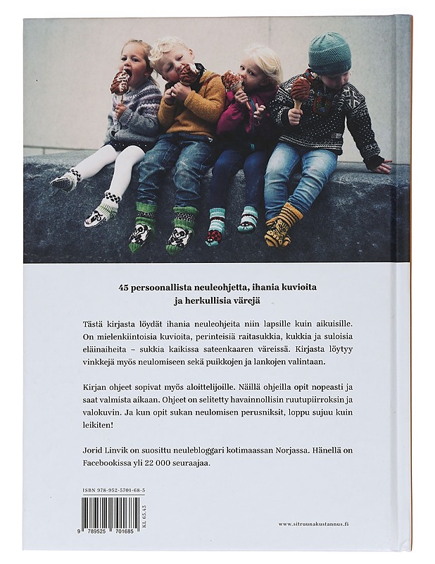 Suuri sukkakirja : 45 hauskaa neuleohjetta - Linvik, Jorid - Tietokirjat ja oppaat - 10105464217 - 1