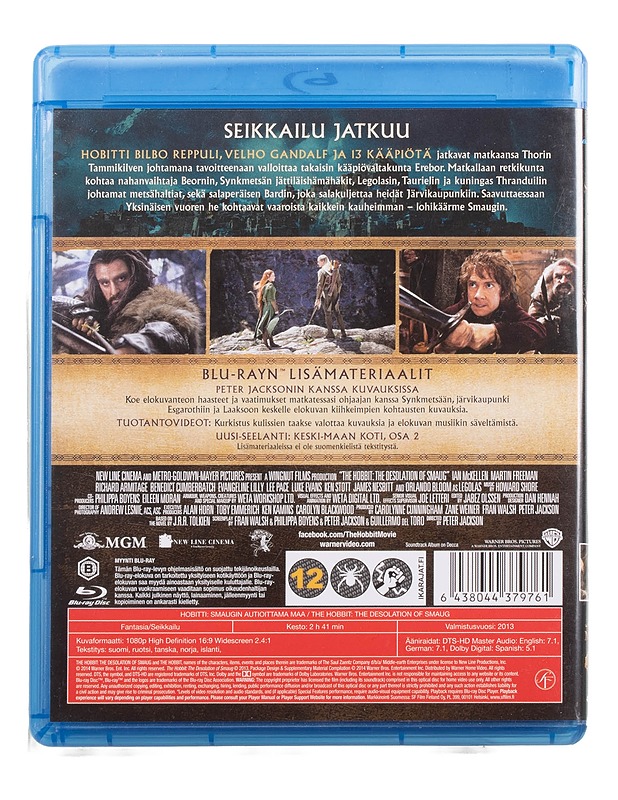 Hobitti: Smaugin autioittama maa - Blu-ray - Blu-ray-levyt - 10105464238 - 1