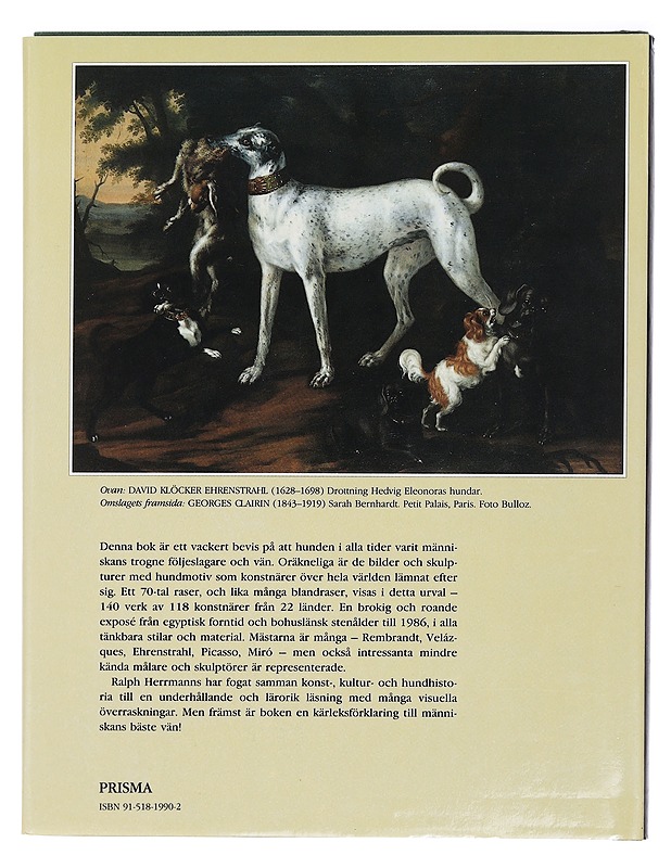 Hunden i konsten - Ralph Herrmanns - Taide- ja kulttuurikirjat - 10105464337 - 1