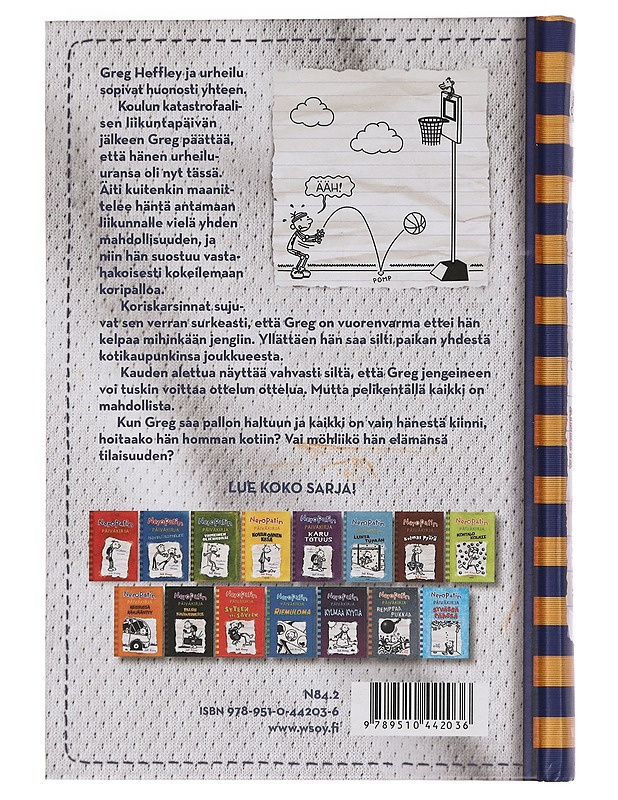 Neropatin päiväkirja. 16, Tähtiainesta - Kinney, Jeff - Lastenkirjat - 10105464371 - 1