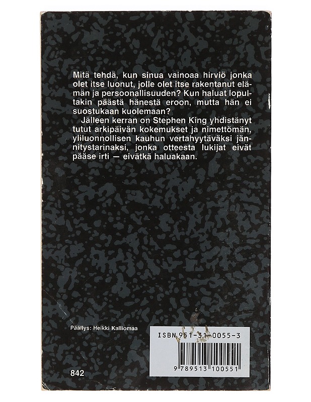 Pimeä puoli - Stephen King - Romaanit ja novellit - 10105464394 - 1
