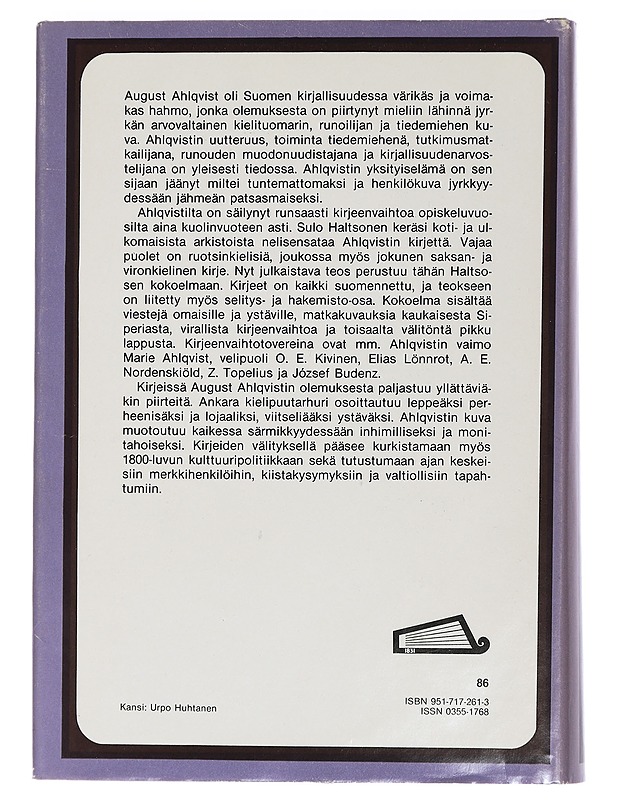 Kirjeet : kielimiehen ja kaukomatkailijan viestejä 1845-1889 - Ahlqvist, August - Elämäkerrat ja muistelmat - 10105464400 - 1