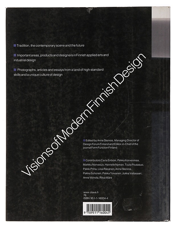 Vision of Modern Finnish Design - Stenros, Anne - Historiakirjat - 10105464420 - 1