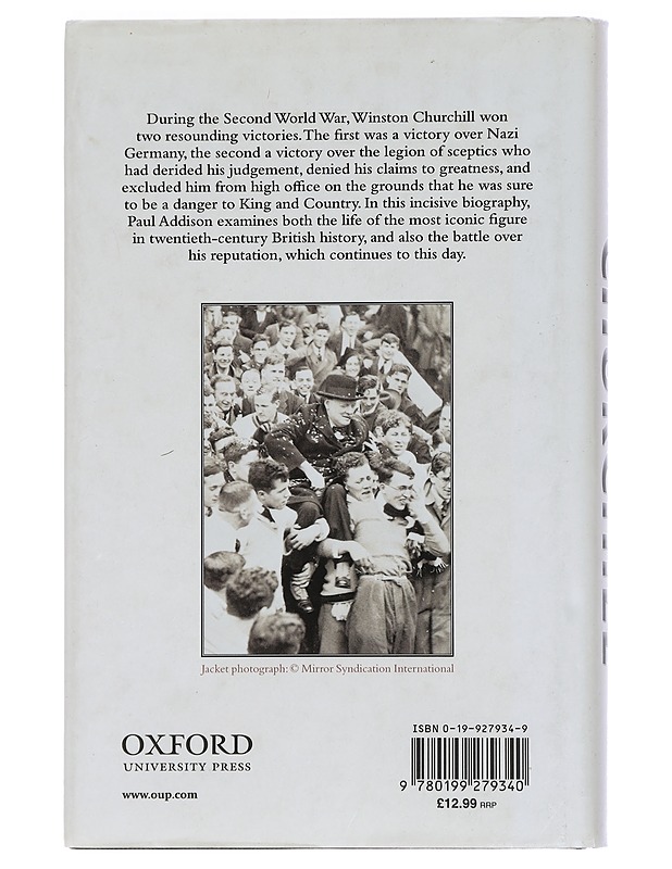 CHURCHILL: The Unexpected Hero - Addison, Paul - Elämäkerrat ja muistelmat - 10105464440 - 1