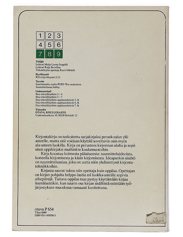 Kirjonta - Seppälä, Maija-Leena - Tietokirjat ja oppaat - 10105464486 - 1