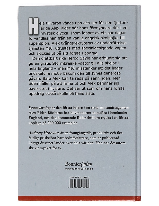 Stormvarning - Horowitz, Anthony - Jännitys ja dekkarit - 10105464540 - 1