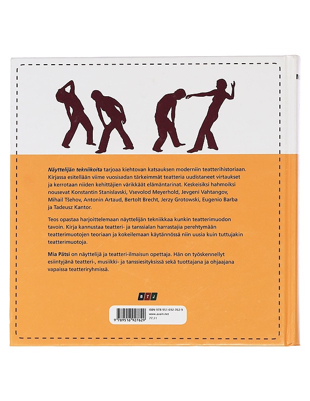 Näyttelijän tekniikoita - Mia Pätsi - Historiakirjat - 10105464563 - 1
