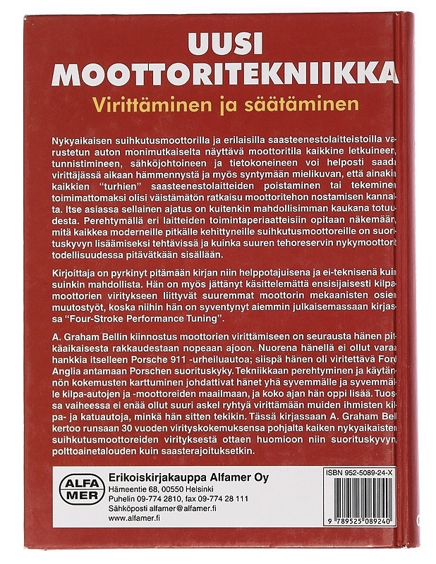Uusi moottoritekniikka : virittäminen ja säätäminen - Bell, Graham A. - Tietokirjat ja oppaat - 10105464569 - 1
