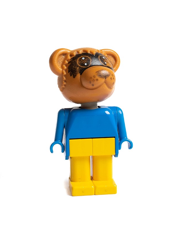 LEGO Fabuland: Ricky Raccoon figuuri - Lasten lelut - 10105464592 - 0