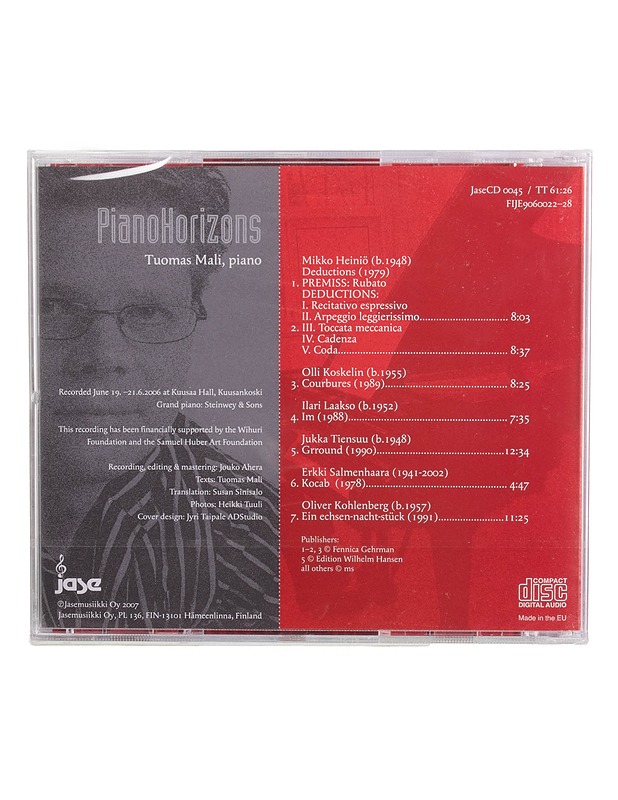 Tuomas Mali: PianoHorizons - CD - CD-levyt - 10105464656 - 1